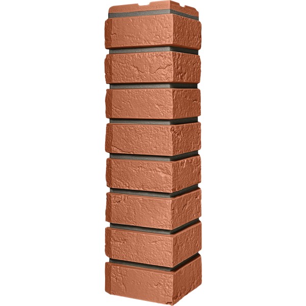 Угол наружный ДАЧНЫЙ Серия Баварский кирпич Терракотовый купить в Сергиевом Посаде