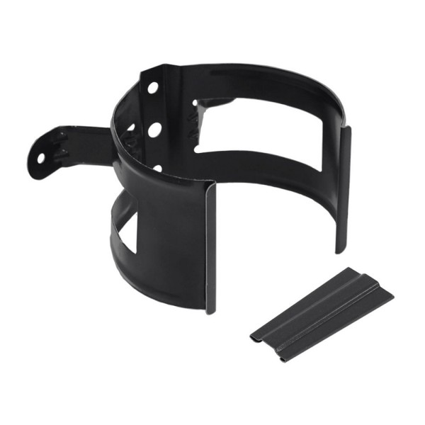 Водосток Grand Line 125x90 – Хомут трубы (на дерево) RAL 9005 купить в Сергиевом Посаде