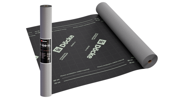 Супердиффузионная мембрана Docke, АT 150 EL трёхслойная, (универсальная с клеевой полосой) купить в Сергиевом Посаде