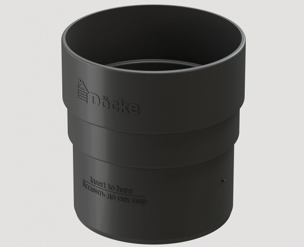 Муфта соединительная ПВХ Docke STANDART серый купить в Сергиевом Посаде