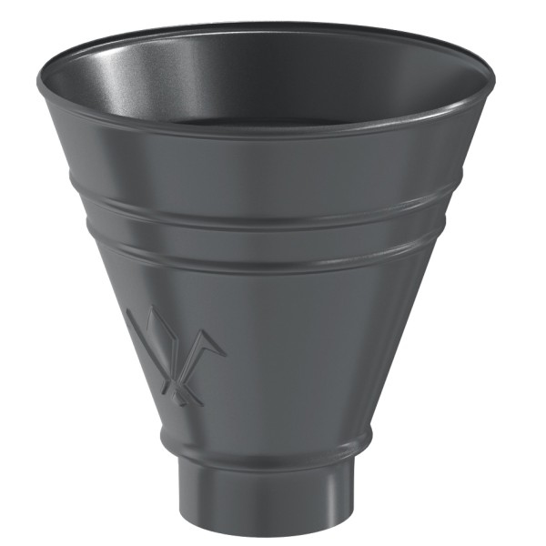 Водосток Aquasistem, система 125x90 - Воронка водосборная круглая RR 23 Маренго купить в Сергиевом Посаде