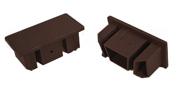 Заглушка для перил торцевая из алюминия GardenParkett Венге купить в Сергиевом Посаде