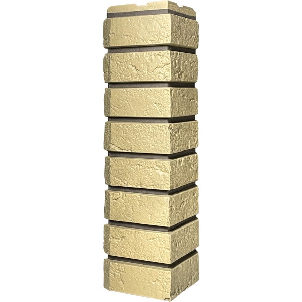 Угол наружный ДАЧНЫЙ Серия Баварский кирпич Песочный купить в Сергиевом Посаде