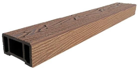 Перила ДПК 3D GardenParkett фактура дерева Светло-коричневый купить в Сергиевом Посаде