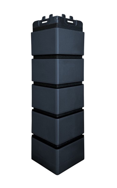 Угол Grand Line клинкерный кирпич ПРЕМИУМ Графит (шов RAL 9005) купить в Сергиевом Посаде