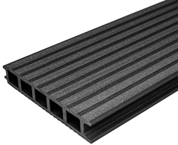 Террасная доска из ДПК бесшовная holzhof, Антрацит купить в Сергиевом Посаде