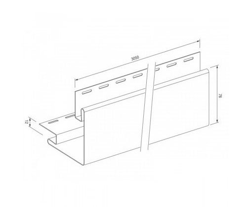 Внешний угол для винилового сайдинга VOX STANDART купить в Сергиевом Посаде