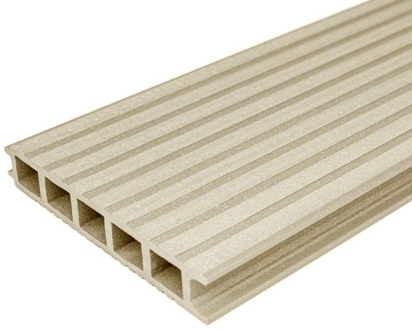 Террасная доска из ДПК бесшовная holzhof, Слоновая кость купить в Сергиевом Посаде