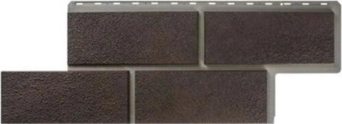 Фасадная панель Альта-Профиль Неаполитанский камень - Коричневый купить в Сергиевом Посаде