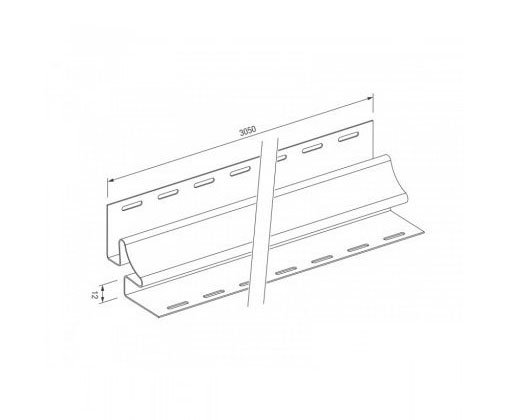 Внутренний угол для винилового сайдинга VOX STANDART купить в Сергиевом Посаде