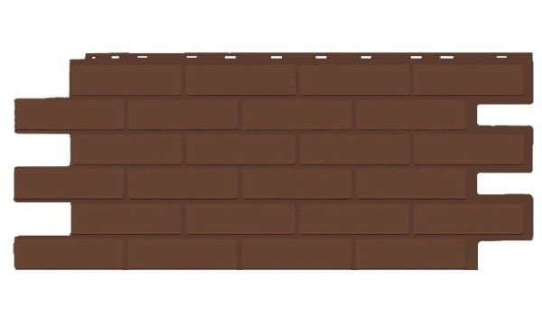 Фасадная панель T-Siding Кирпич Модерн Эко Браун купить в Сергиевом Посаде