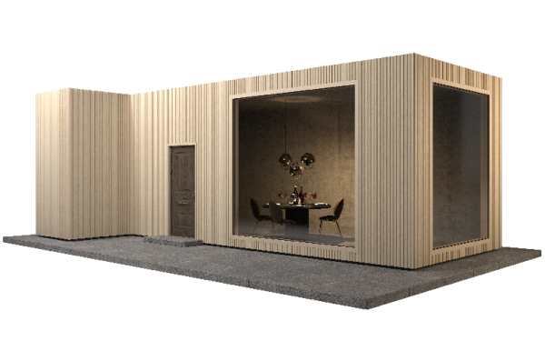 Фасадная панель GRINDERDECO, ДПК,двухсторонняя Выбеленный дуб купить в Сергиевом Посаде