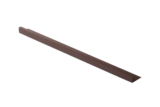 Профиль финишный,алюминиевый, бурый купить в Сергиевом Посаде