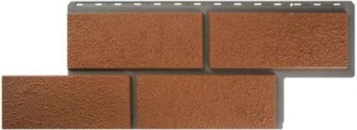 Фасадная панель Альта-Профиль Неаполитанский камень - Терракотовый купить в Сергиевом Посаде