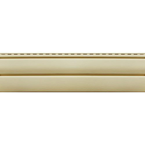 Виниловый сайдинг ю-пласт - серия "блок-хаус" (под бревно), кремовый купить в Сергиевом Посаде