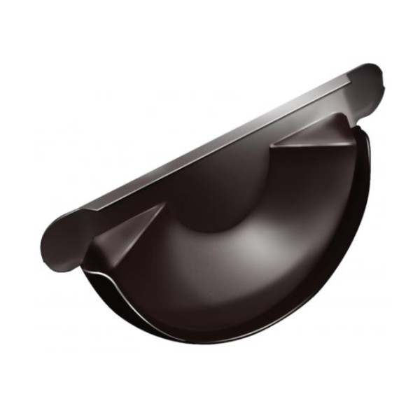 Водосток Grand Line 125x90 – Заглушка желоба RAL 8017 купить в Сергиевом Посаде