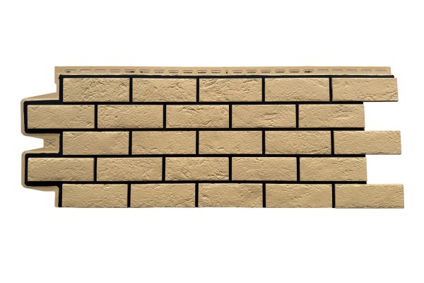 ФП Grand Line состаренный кирпич премиум Песочный (шов RAL 9005) купить в Сергиевом Посаде