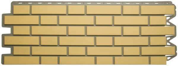 Фасадная панель Альта-Профиль, Кирпич Клинкерный, Желтый купить в Сергиевом Посаде