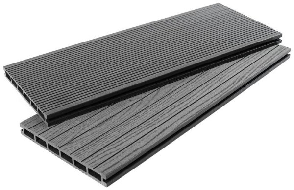 Террасная доска ДПК - ДеревоПласт- DP Standart+ графит купить в Сергиевом Посаде