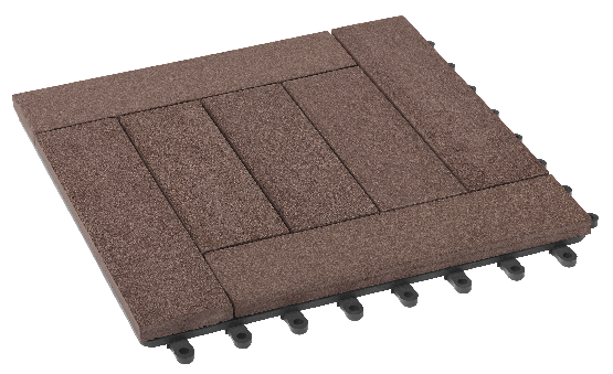 Модульный паркет ДПК GRINDERDECO Комфорт 6 Шоколад купить в Сергиевом Посаде