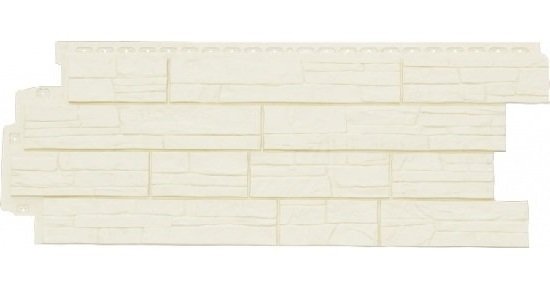 Фасадная панель Grand Line Сланец молочный купить в Сергиевом Посаде
