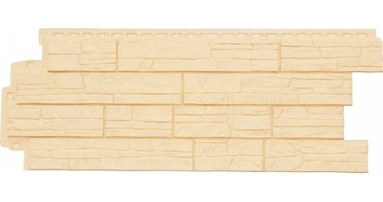 Фасадная панель Grand Line Сланец бежевый купить в Сергиевом Посаде