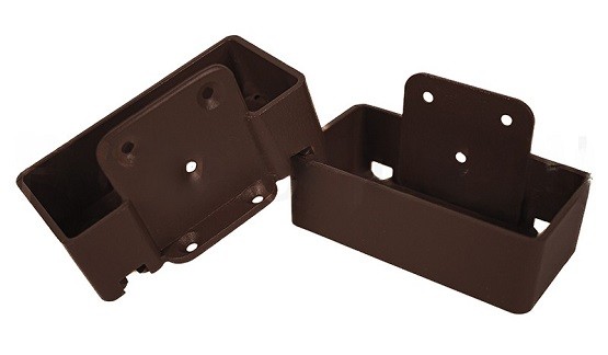 Крепление перил прямое из алюминия GardenParkett Венге купить в Сергиевом Посаде