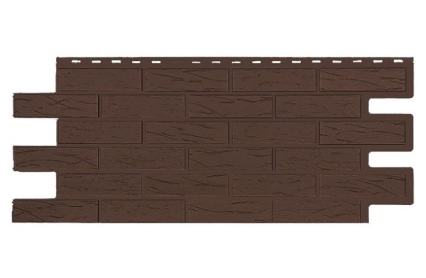 Фасадная панель T-Siding Кирпич Саман Эко Браун купить в Сергиевом Посаде