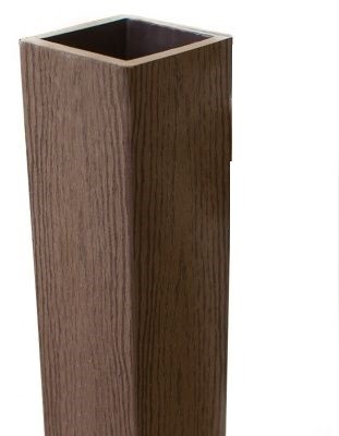 Столб опорный Woodvex Co-Extrusion Темно - Коричневый купить в Сергиевом Посаде