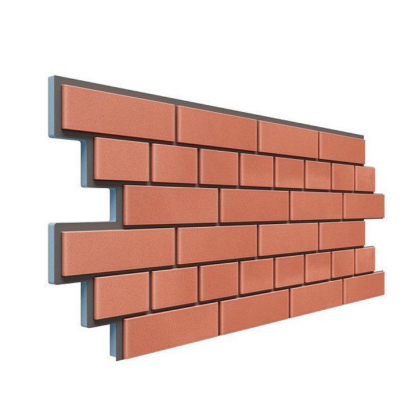 Фасадная термопанель Доломит кирпич 20мм Красный купить в Сергиевом Посаде