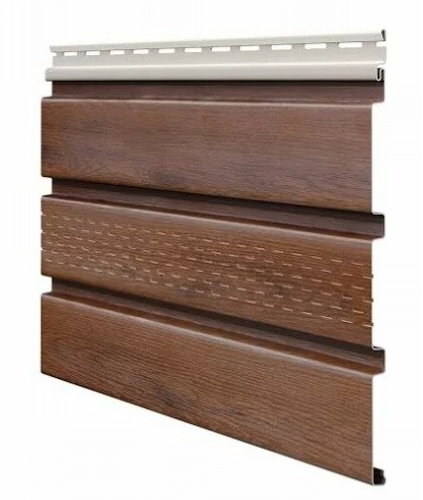 Софит ламинированный VOX UNICOLOR с центральной перфорацией, Коричневый купить в Сергиевом Посаде