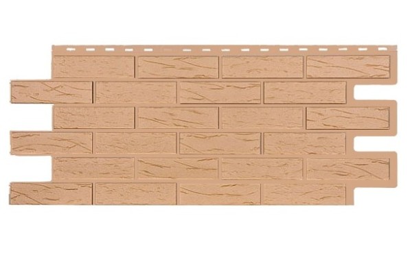 Фасадная панель T-Siding Кирпич Саман Эко Крем купить в Сергиевом Посаде