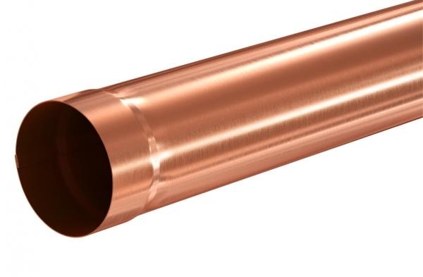 Водосток Aquasistem, система 125x90 - Соединительная труба 1 метр медная купить в Сергиевом Посаде