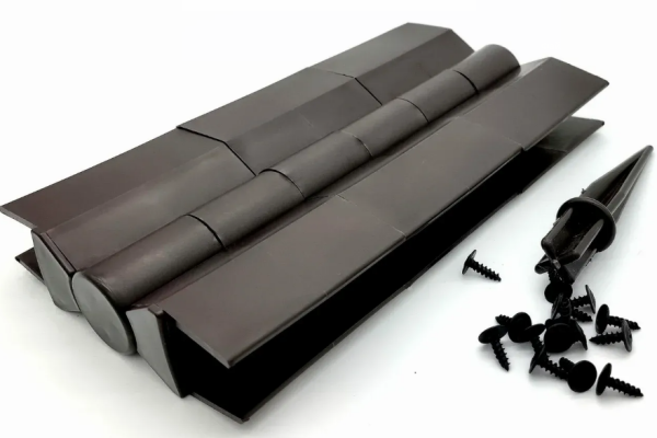 Угловой элемент поворотный, пластиковый от 60° до 300° для доски 225х30 мм из ДПК коричневый Holzhof  купить в Сергиевом Посаде