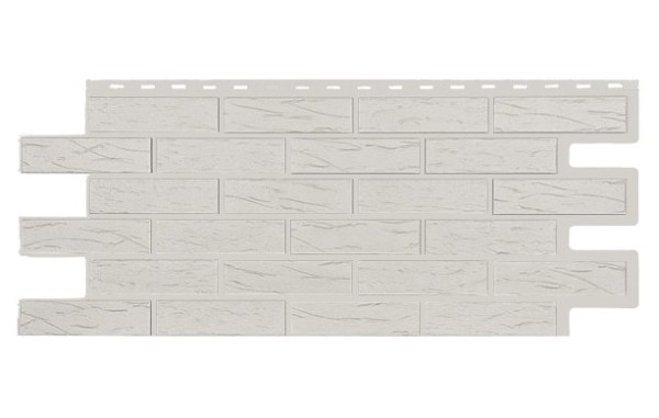 Фасадная панель T-Siding Кирпич Саман Эко Уайт купить в Сергиевом Посаде