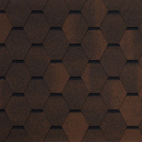 Гибкая черепица Tegola GARDA marrone 439 купить в Сергиевом Посаде