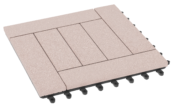 Модульный паркет ДПК GRINDERDECO Комфорт 6 Выбеленный дуб купить в Сергиевом Посаде