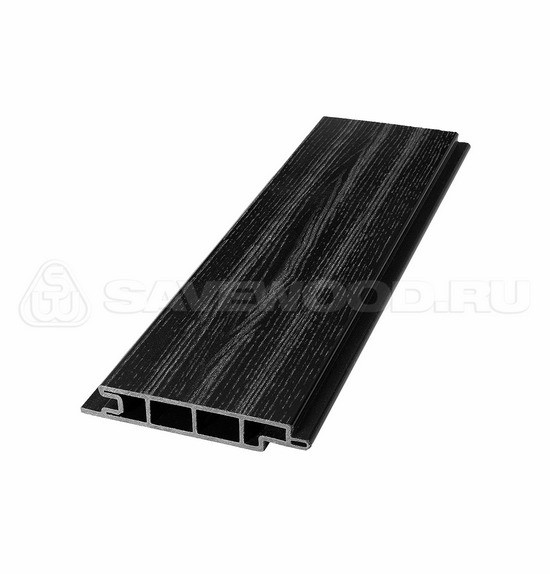 Террасная доска из ДПК SW Padus радиальный распил «SaveWood» черный купить в Сергиевом Посаде