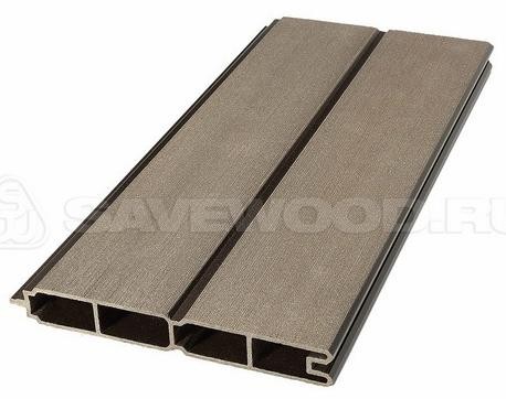 Заборный профиль из ДПК Savewood SW Agger матовый тёмно-коричневы купить в Сергиевом Посаде